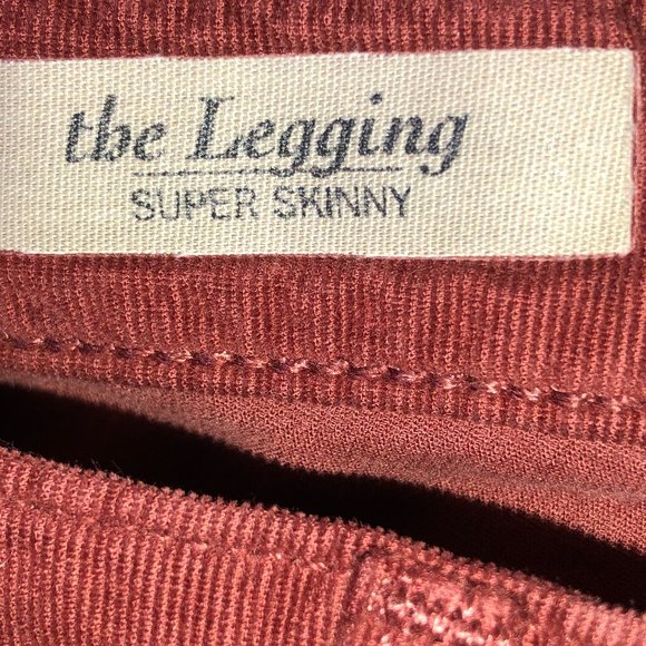 AG Adriano Goldschmied the Legging super skinny corduroy jeans 26R NWOT - Picture 6 of 9